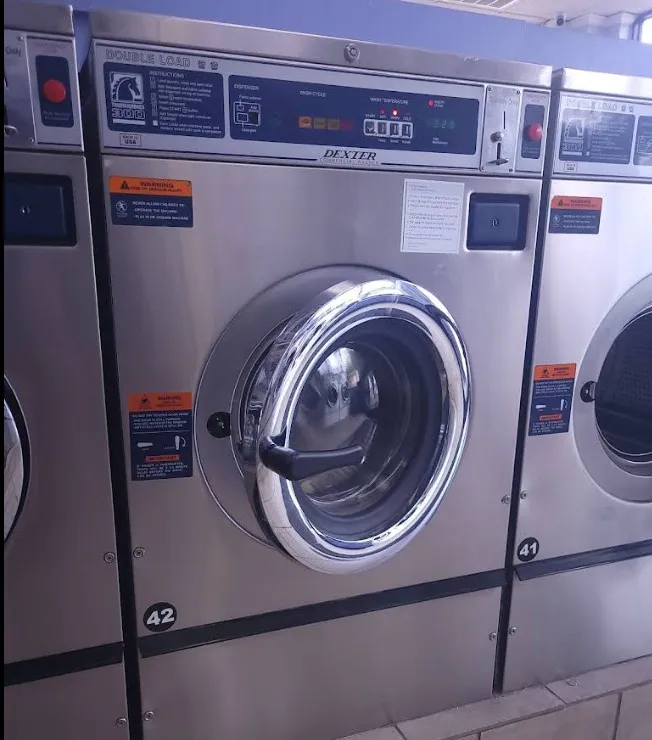 Front-load washer at Spin N Dry